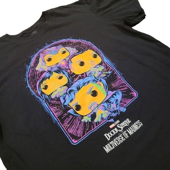 Marvel funny graphic black top tee tshirt - Picture 1 of 4